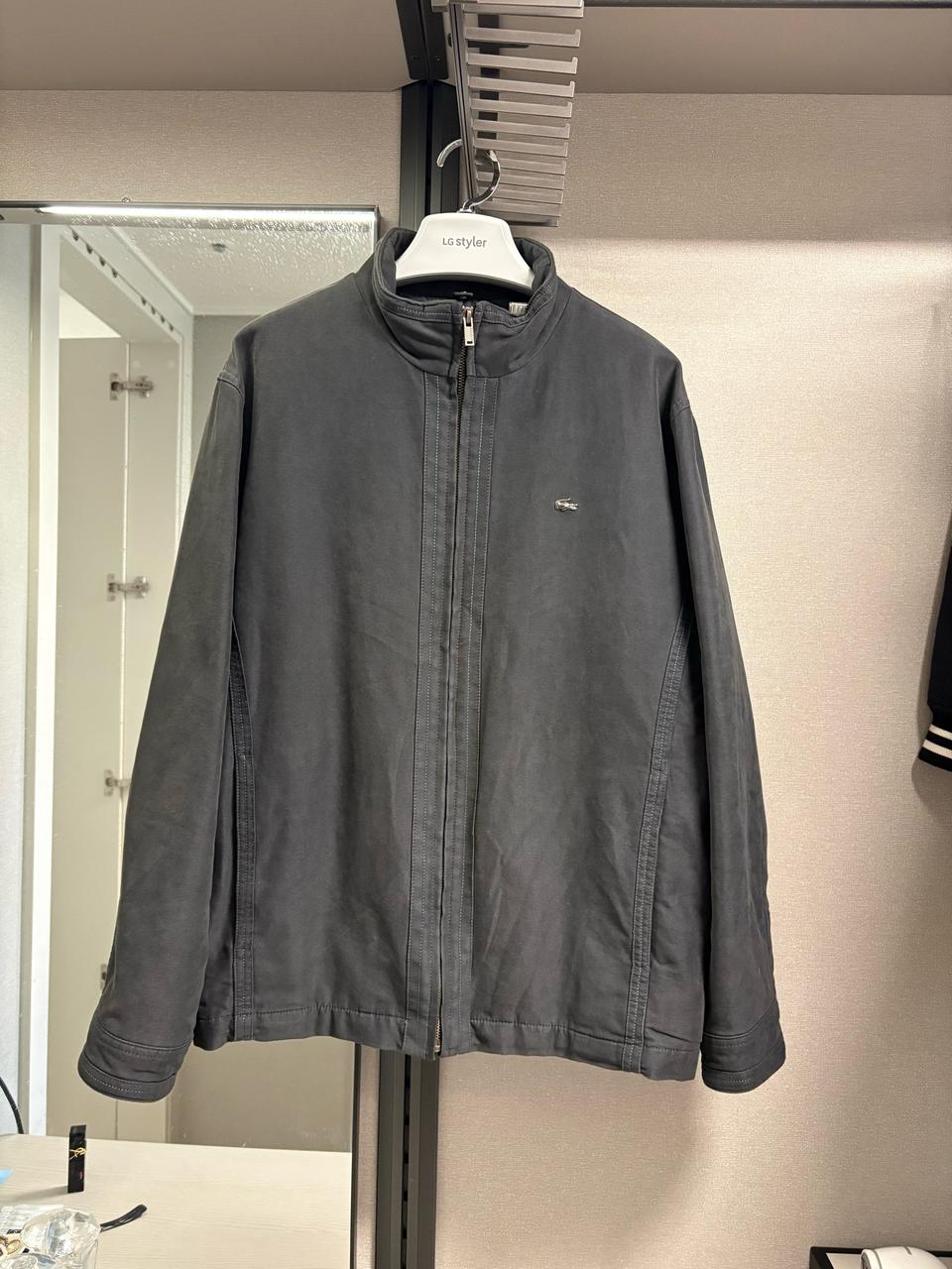 라코스테 남성 차콜 점퍼 100