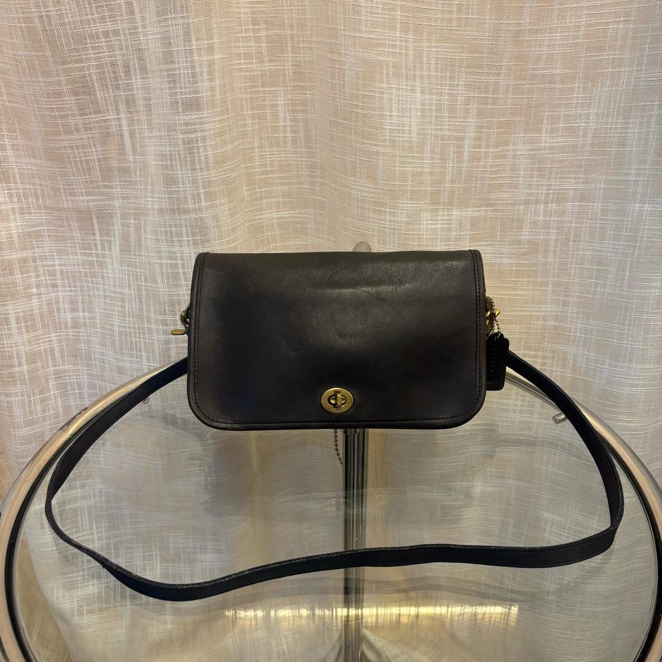 정품 코치 가죽 크로스백