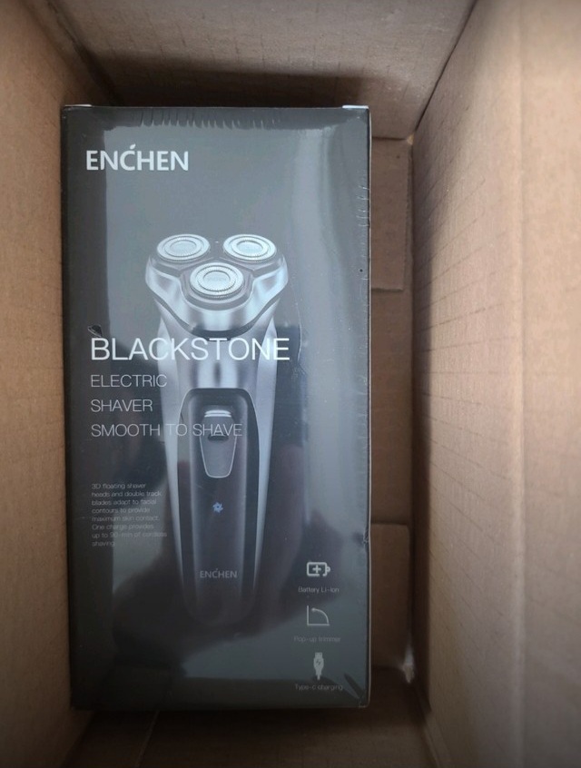 미사용 stone 충전 전기면도기 새상품stone 전기 면도기 새 제품입