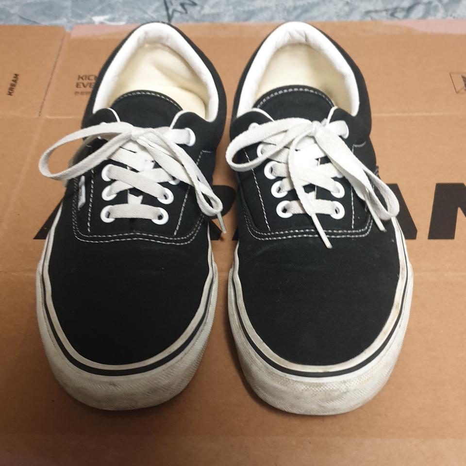 반스 어센틱 캔버스 스니커즈 블랙 (265)