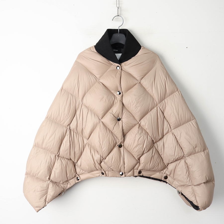 F/시스템 더 이글루 구스다운 패딩 케이프