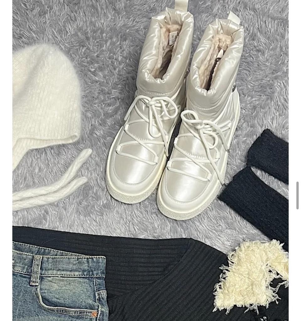 방한화 털안감 통굽부츠 패딩신발 패딩부츠245