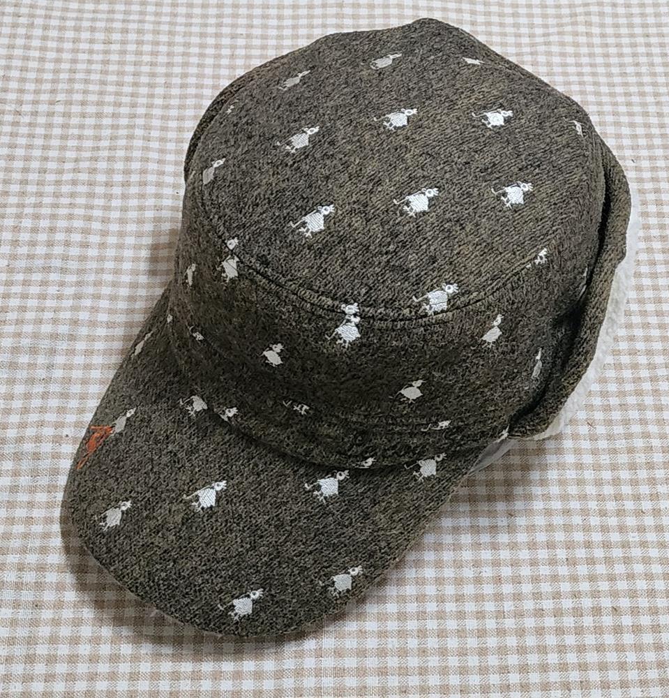 르꼬끄골프 여성골프겨울모자 귀달이모자