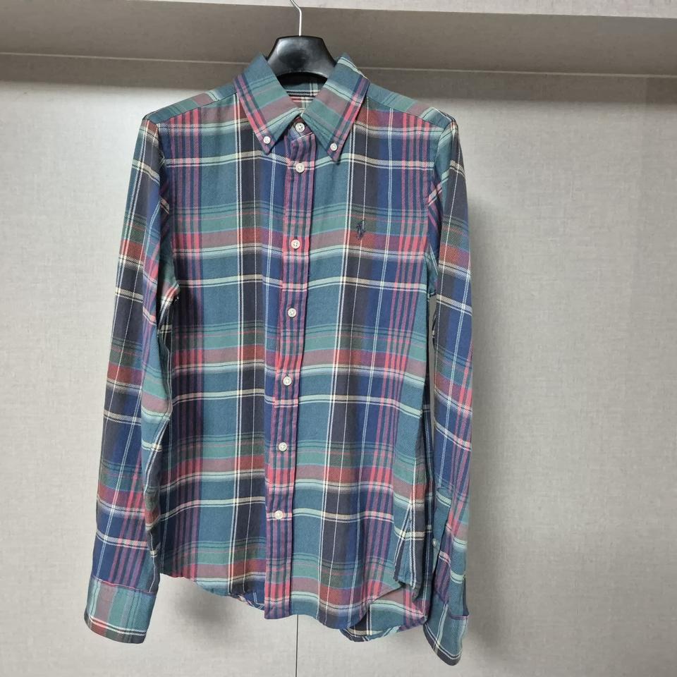 XS)폴로랄프로렌 여성 체크 남방 큐얄정품인증