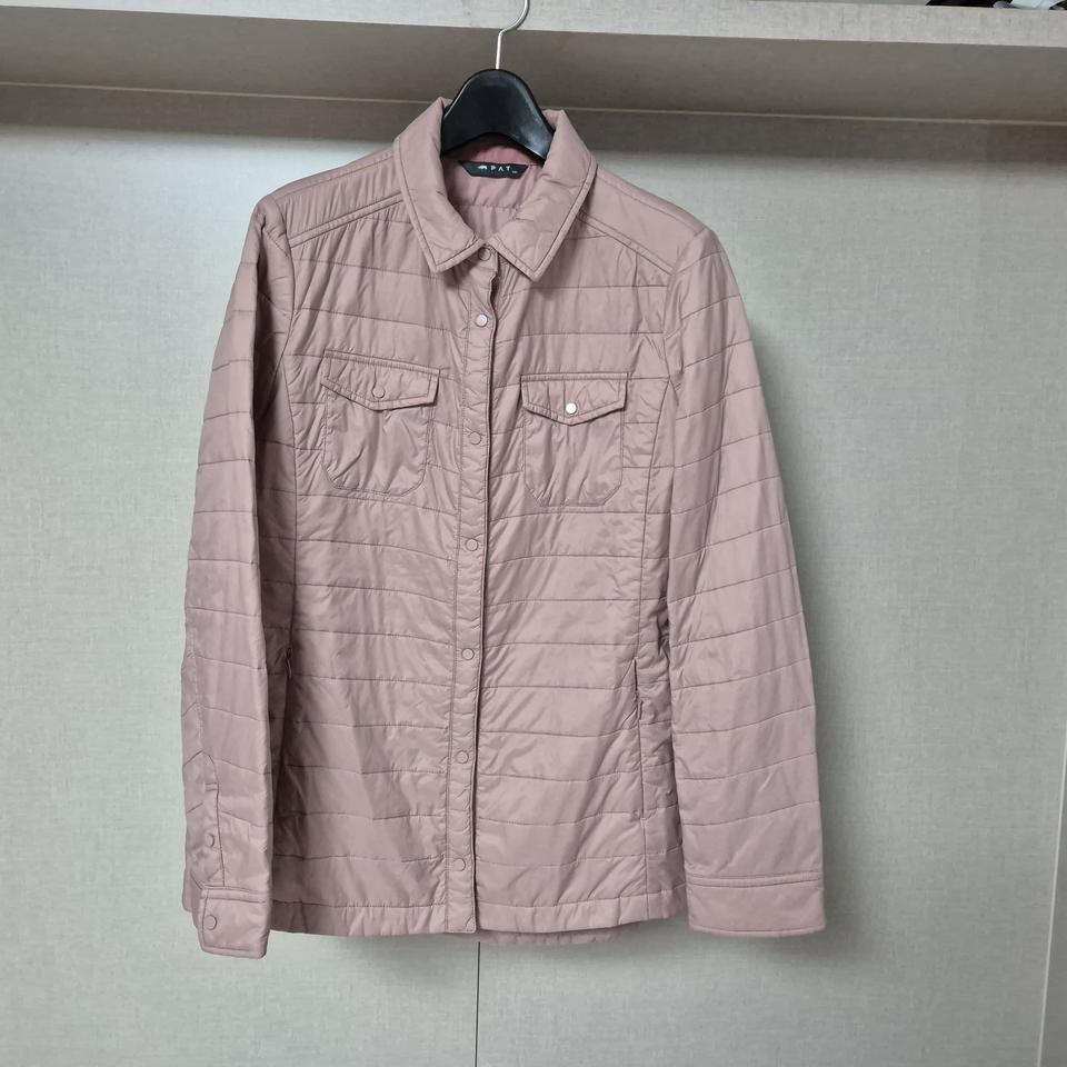 100)PAT 피에이티 여성 경량 퀄팅 자켓 핑크 