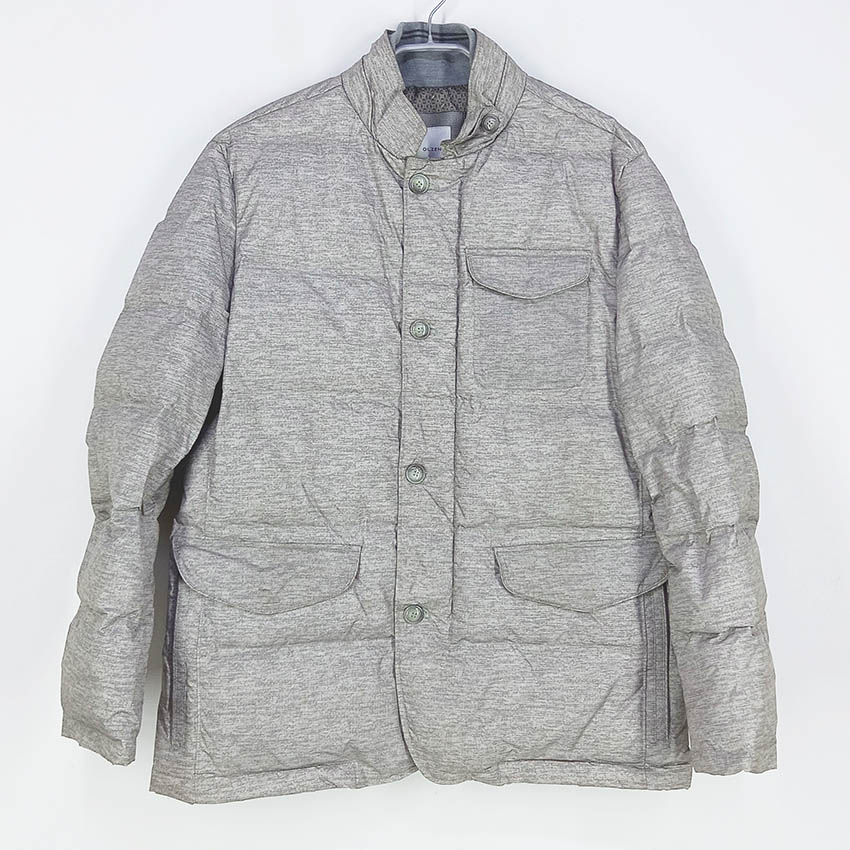 올젠 남성 보카시 집업 중경량 구스패딩 웜그레이100 (HU42016)