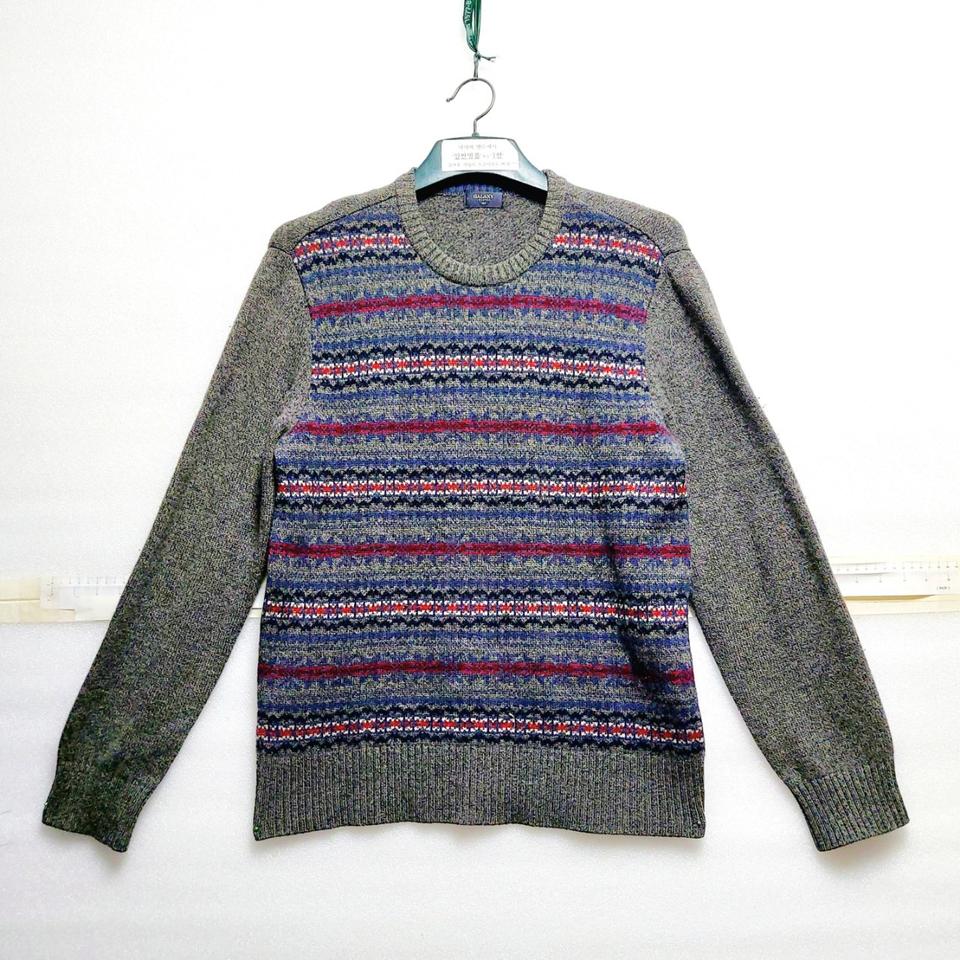 갤럭시 남성니트100/라운드넥