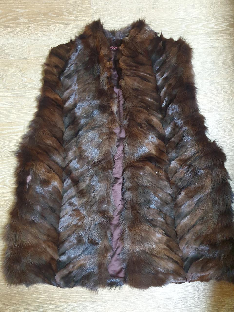 천연폭스털 롱조끼 베스트