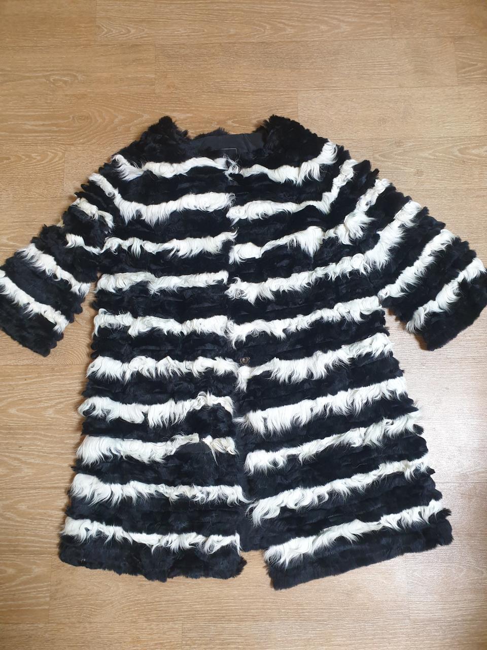 명품 진도정품 끌레베 폭스털 조끼ㅈ코트