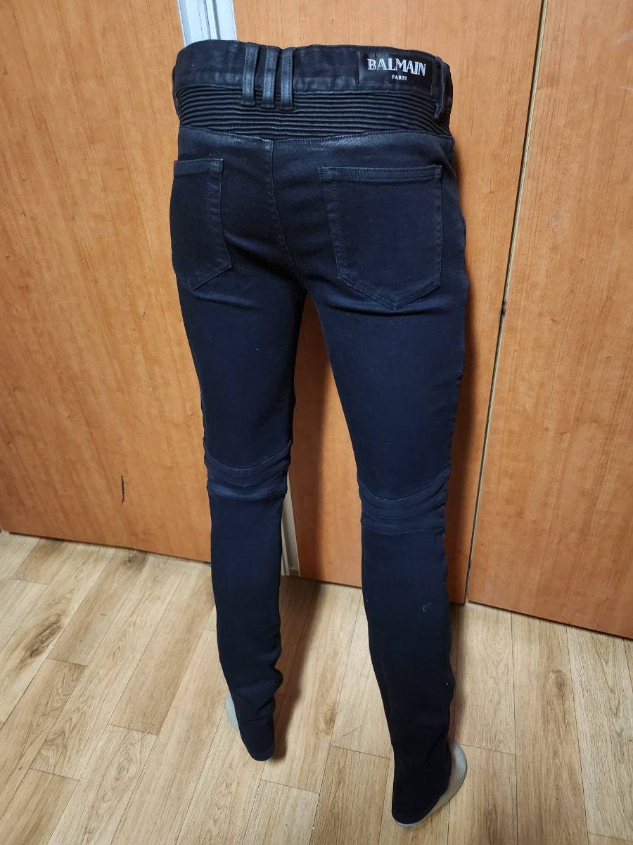 BALMAIN발망약코팅워싱블랙스판바지30입니다만 31에서32정도