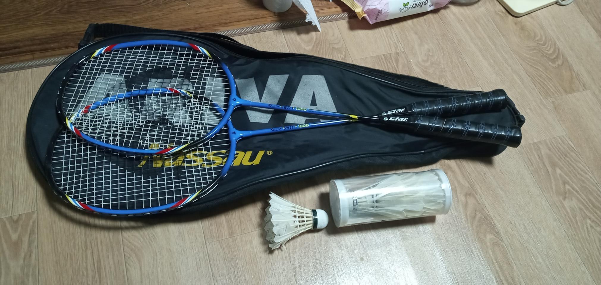 베드민턴 라켓+셔틀콕 일괄판매