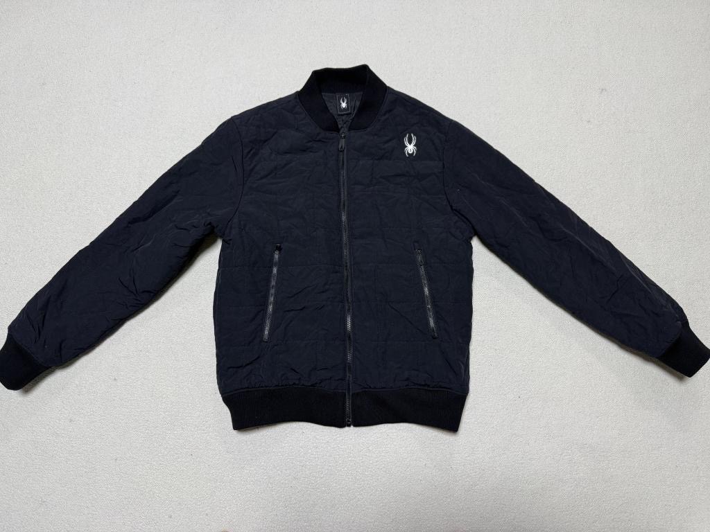 스파이더 블루종 스퀘어 아우터 패딩 자켓 남성용 95사이즈