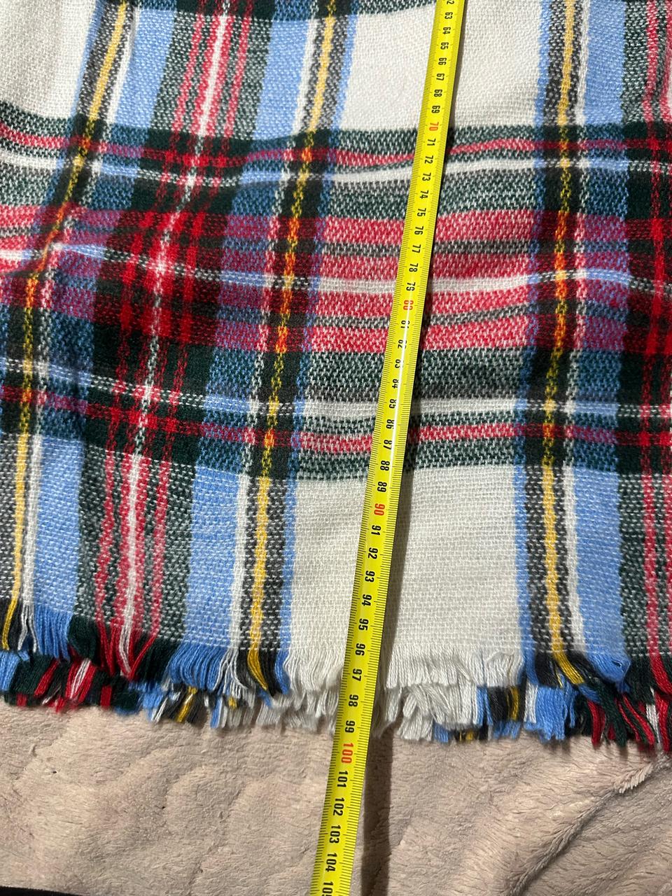 자라 맨 (ZARA MAN) 프리미엄 타탄 체크 울 머플러판매 합니다