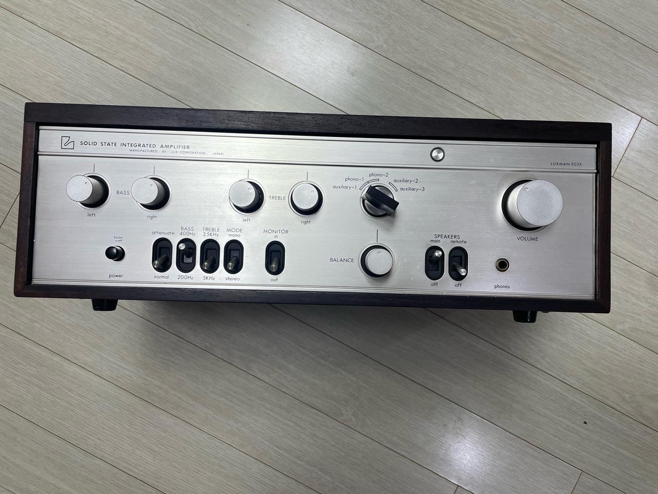 Luxman SQ503X 인티앰프