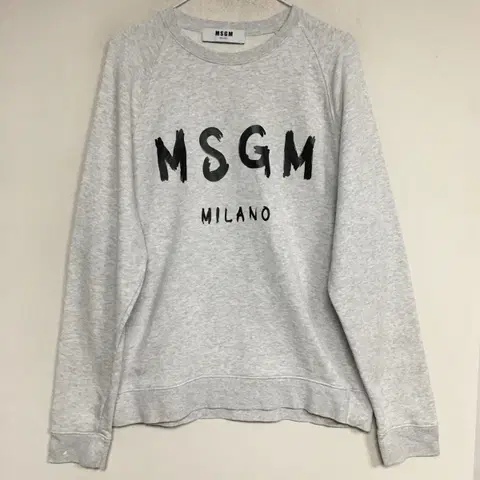 MSGM 엠에스지엠 여성 레터링 맨투맨 L