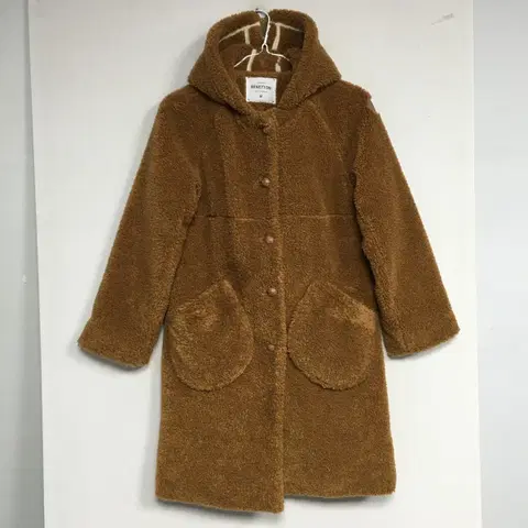 베네통 키즈 뽀글이 후리스 코트 155