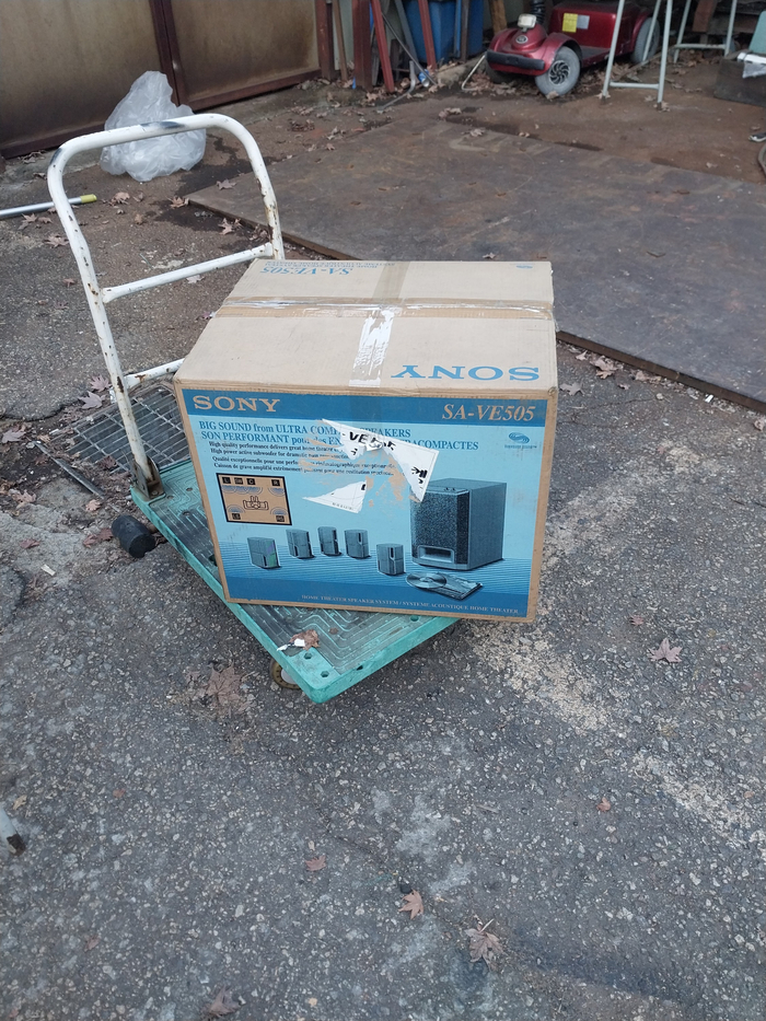 미사용/미개봉 소니 SA-VE5050 5.1 스피커 세트/화물만