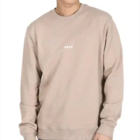 msgm 남성 로고 맨투맨 M