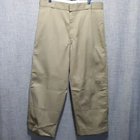 디키즈 남성 루즈핏 와이드핏 더블니 워크 팬츠 36X34