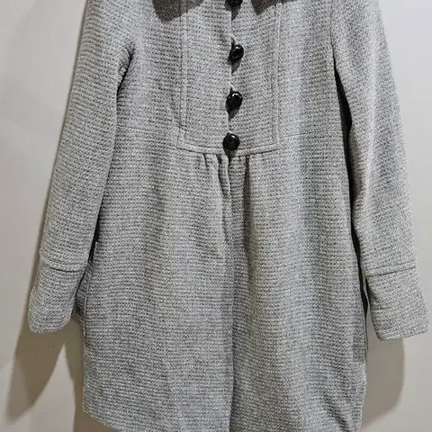 [ 1+1 ] JILL STUART ) 그레이 울 코트 M