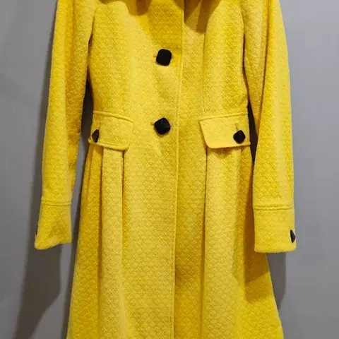 [ 1+1 ] PREMIA INCLUSION ) 옐로우 울 코트 S