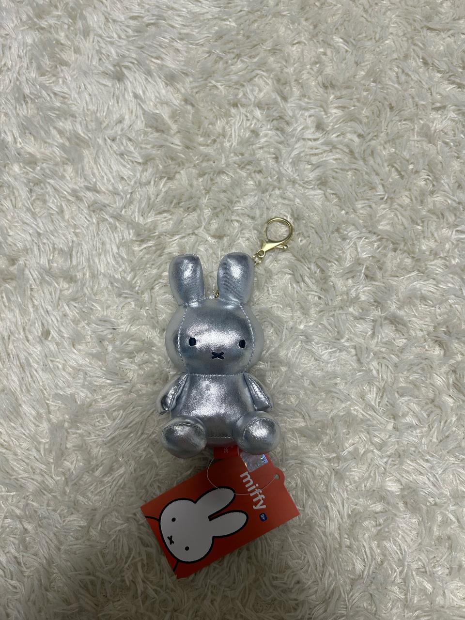 (새상품) 실버 미피 인형키링