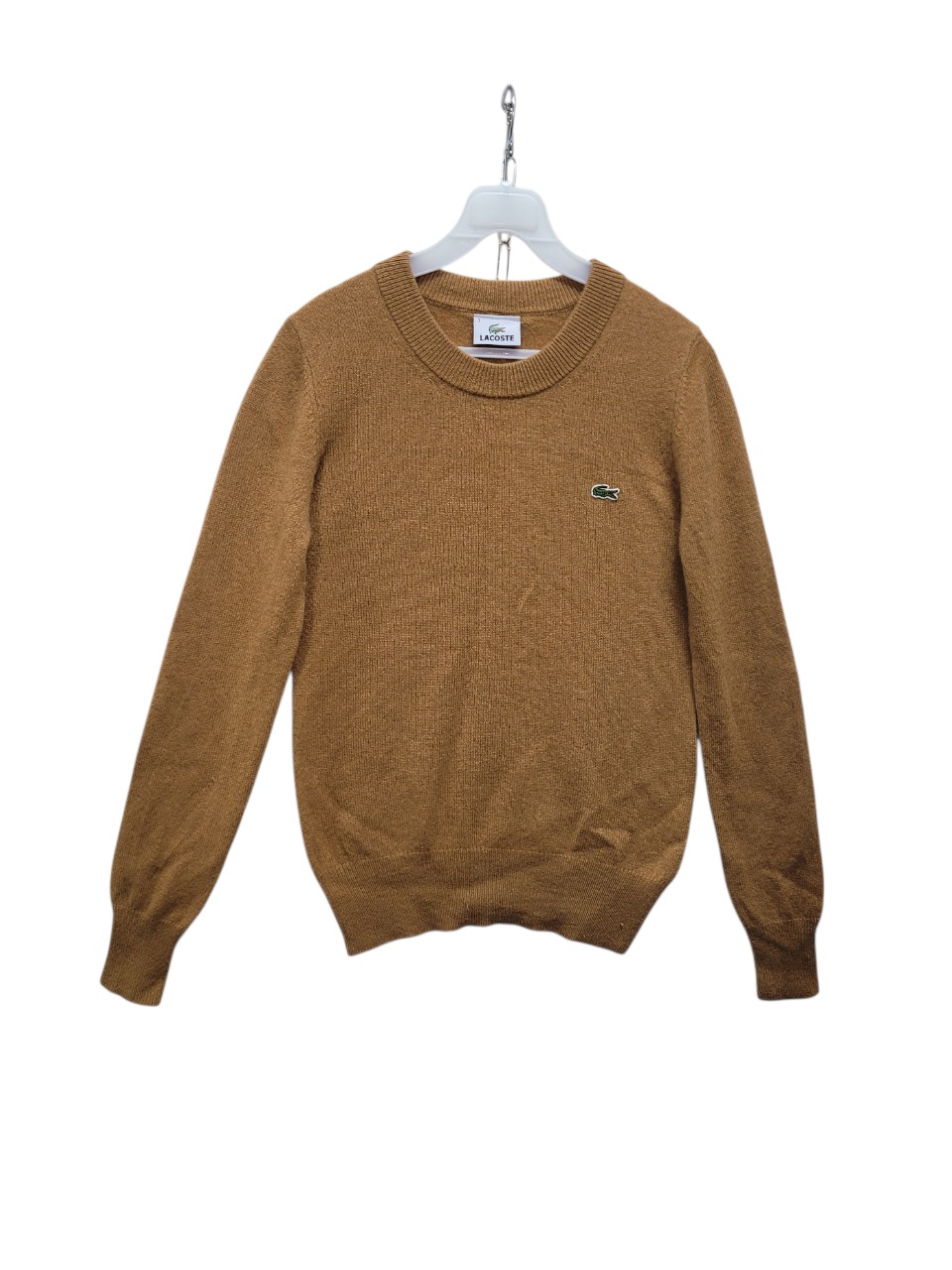 라코스테 일본 정품 카멜컬러 넥이쁜 제품 스웨터