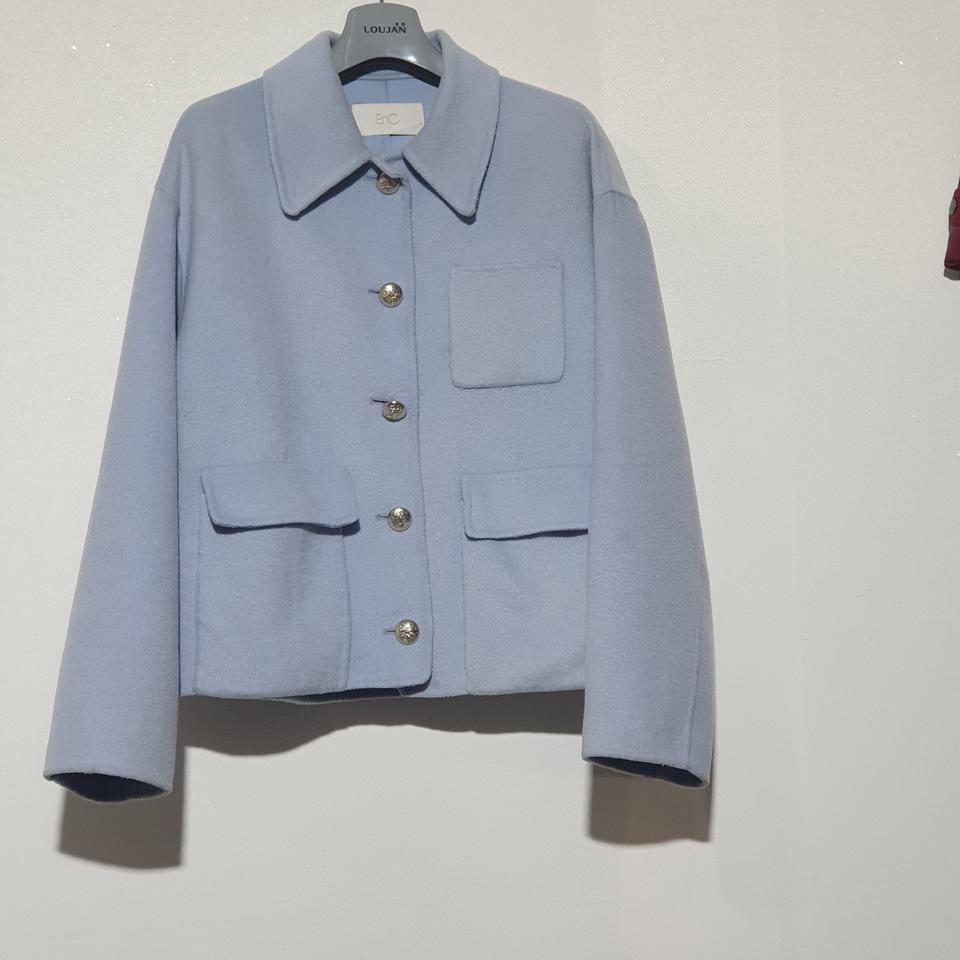 Enc ( 캐시미어혼방+ 핸드메이드)   루즈핏. 숏 자켓