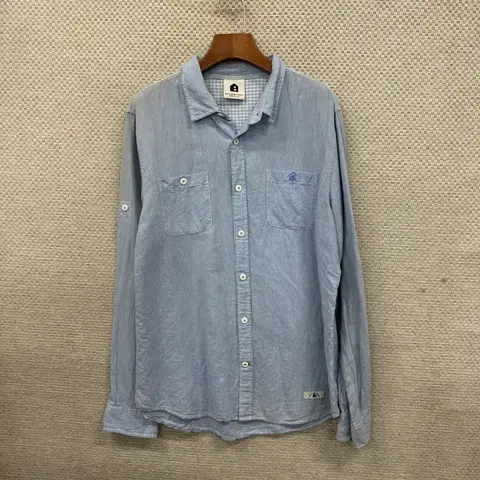 빈폴 캐주얼 린넨 긴팔 셔츠 110 M07298