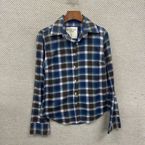 아베크롬비 빈티지체크 긴팔 셔츠 L M07300
