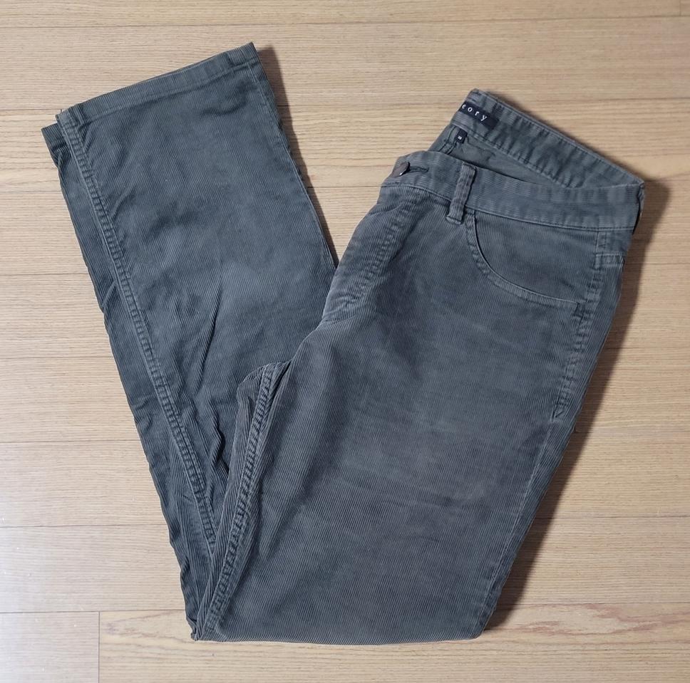 띠어리 코듀로이 바지