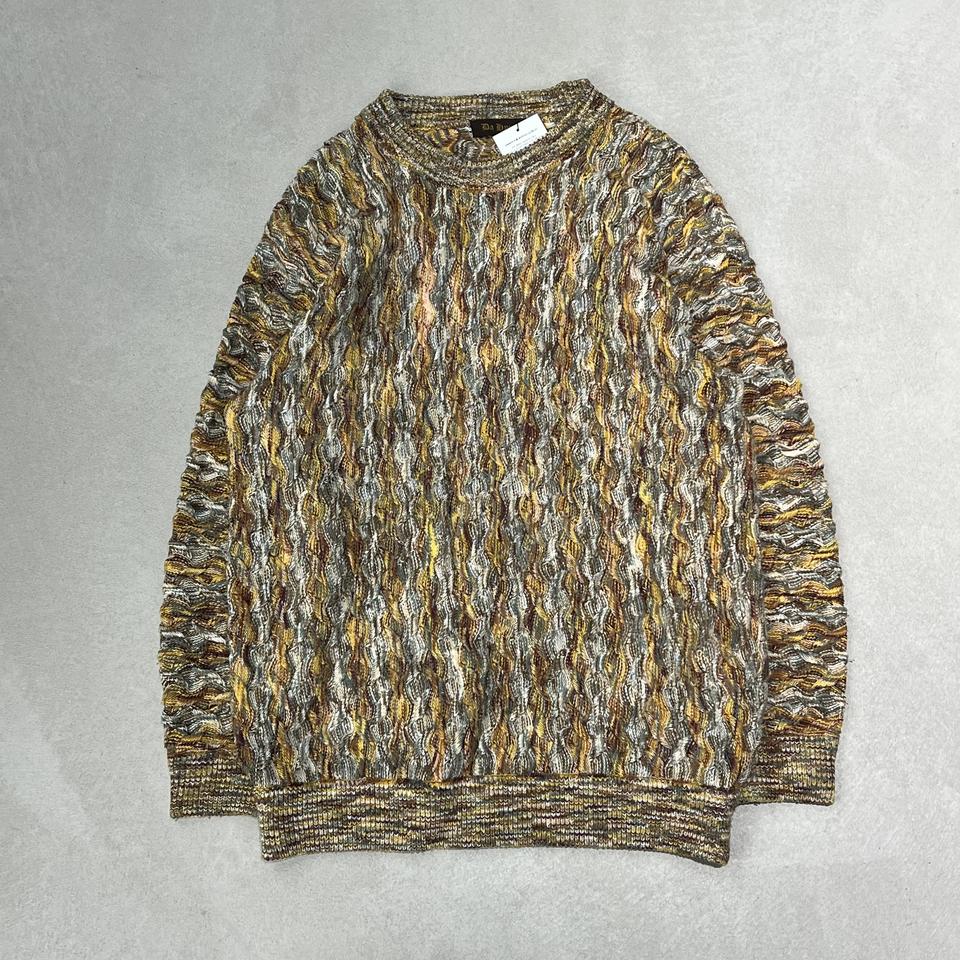 에스닉 케이블 패턴 니트 s08884