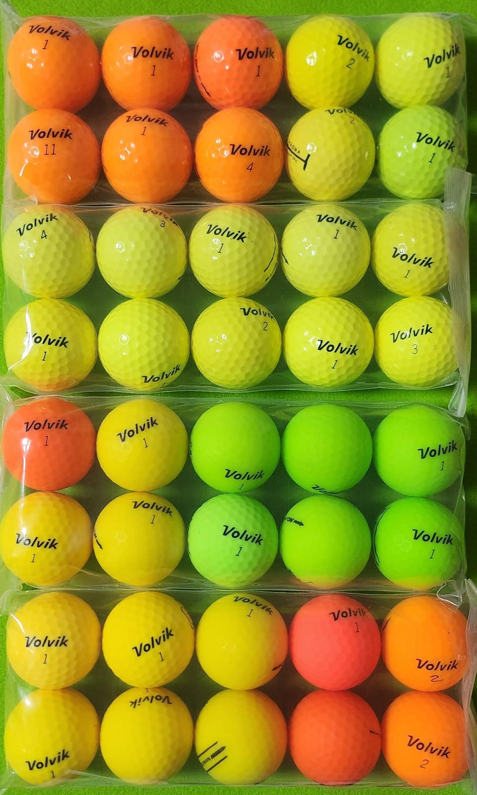 볼빅 컬러볼 A급 40개-로스트볼