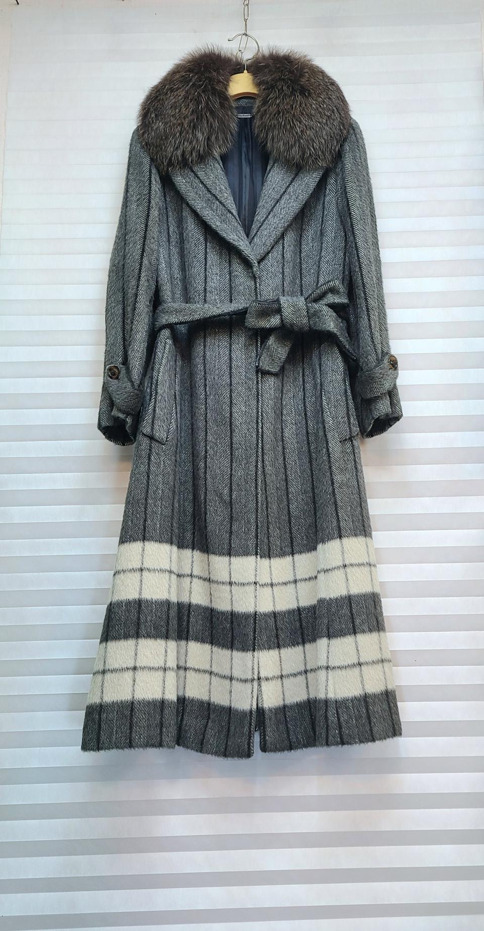 닥스> 폭스퍼 알파카100 롱코트