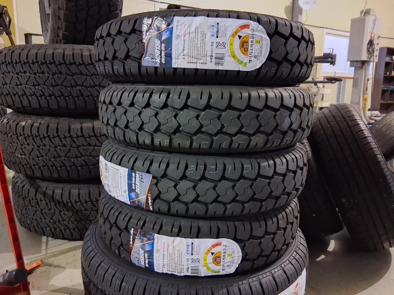 포터뒷타이어145R13신품타이어4개. 양주동두천의정부포천타이어