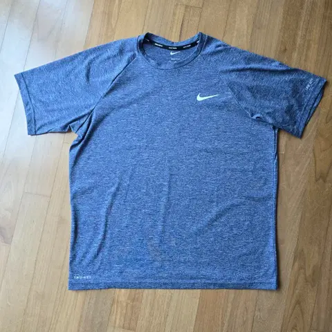 나이키 swim 드라이핏 반팔티 블루 UPF40+