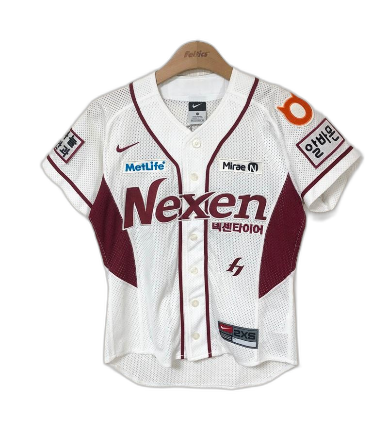 KBO 나이키 넥센(키움)히어로즈 홈유니폼 XXS(80) #14 서건창