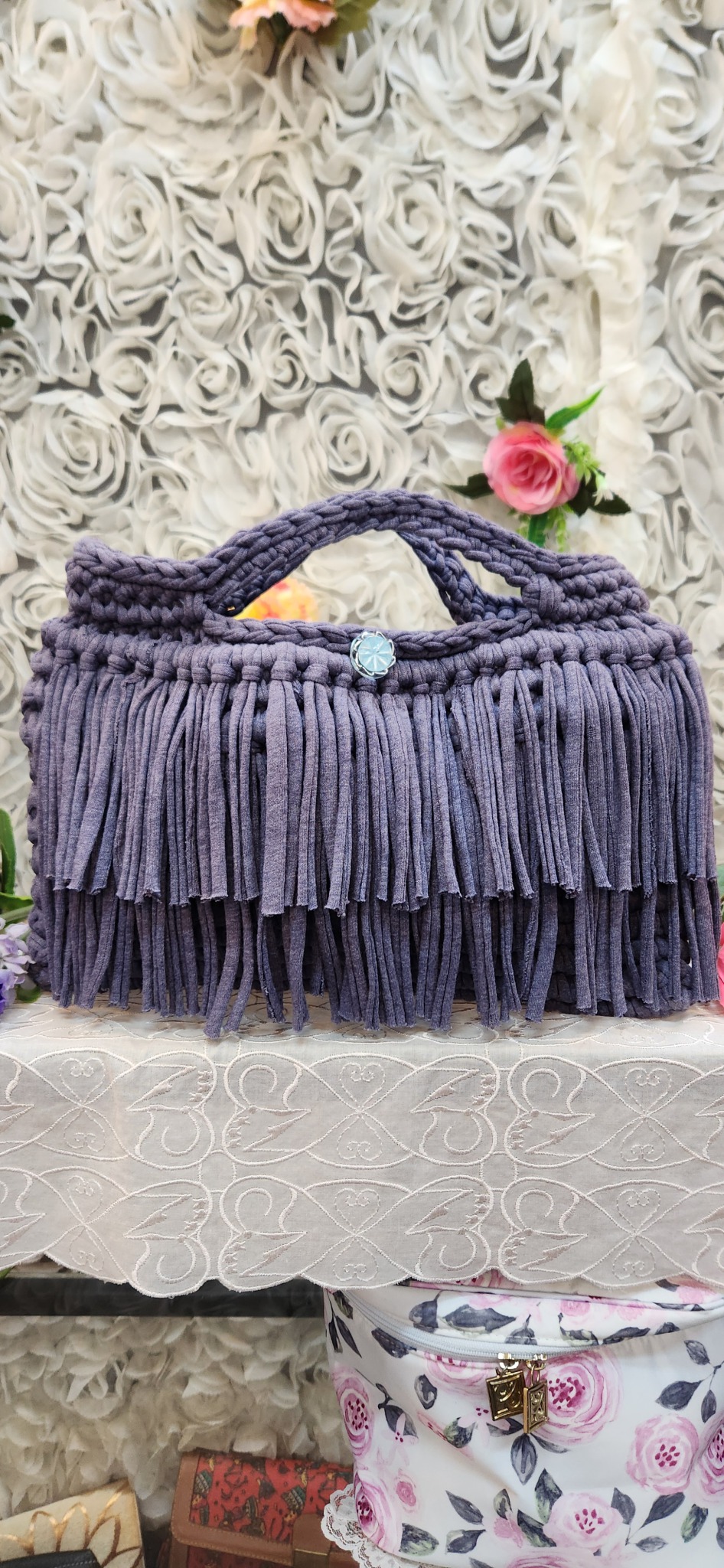 이쁜 손뜨개 가방