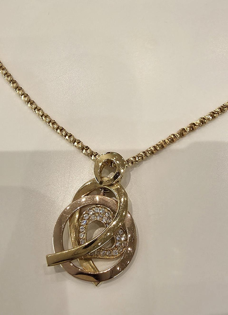 18k골드_하트쉐입 팬던트