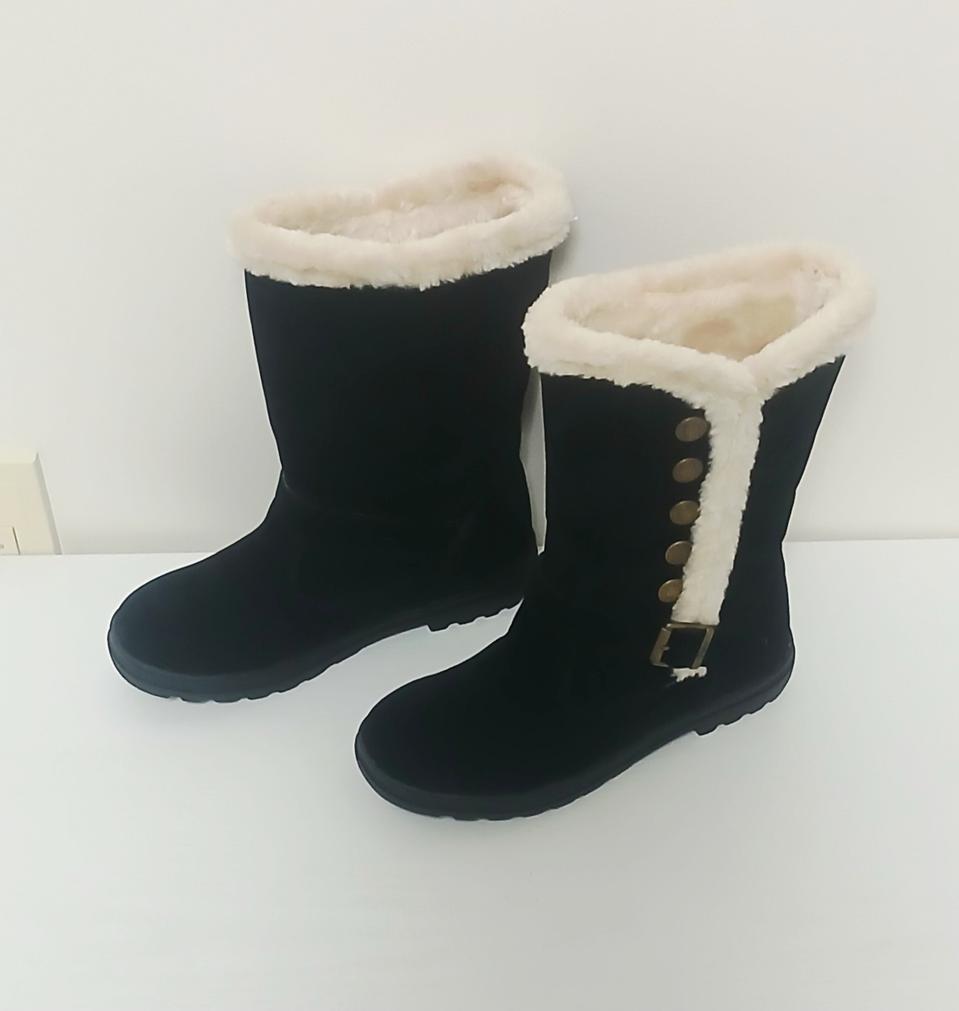 스웨이드 롱 털부츠 //새상품