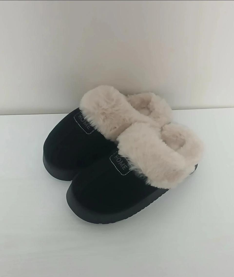 부드러운 털 실내화  //새상품