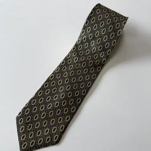 빈티지 실크 넥타이 9.5cm