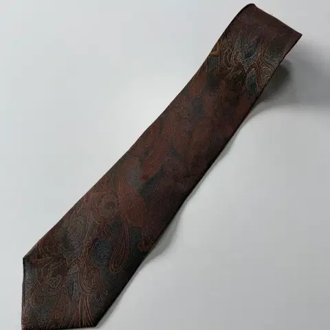 페이즐리 실크 넥타이 9cm