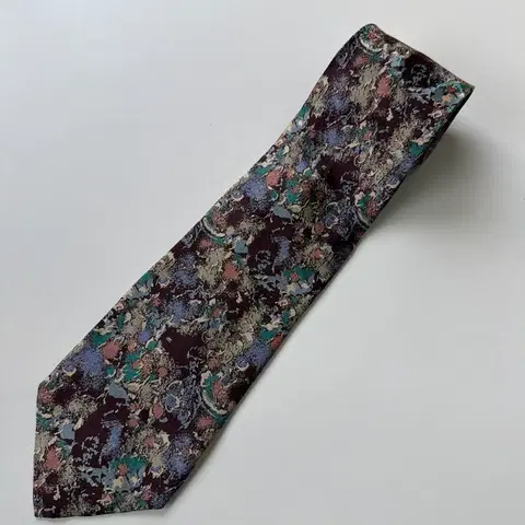 빈티지 실크 넥타이 9.7cm