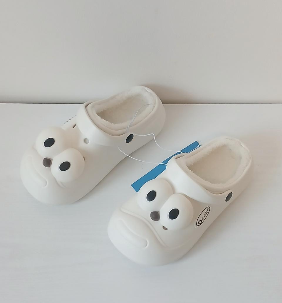 귀여운 털실내화 //새상품