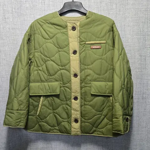 엣 플레이 여성 깔깔이 누빔 자켓 free