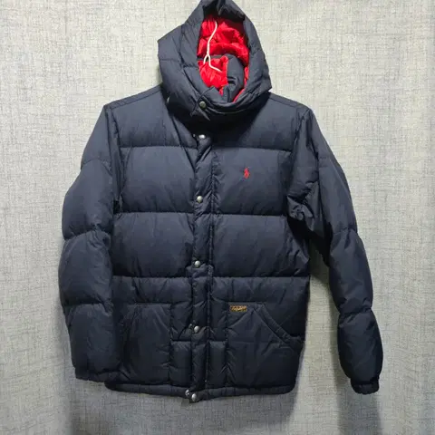 폴로랄프로렌 다운 후드 패딩 L