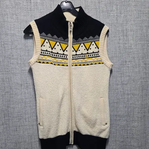 빈폴 골프 여성 울 니트 집업 90