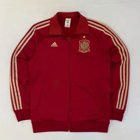 아디다스 13-14 스페인 국대 금장 져지 버건디