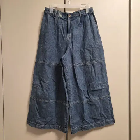 Cons 재팬 더블니 가우초 데님팬츠 청바지 30